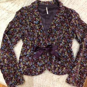 Free People velvet blazer